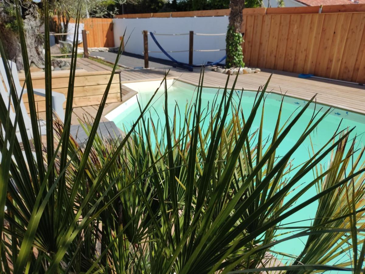 Cottage La Dune Avec Piscine Les Cigales Du Bassin A Gujan-Mestras Eksteriør bilde