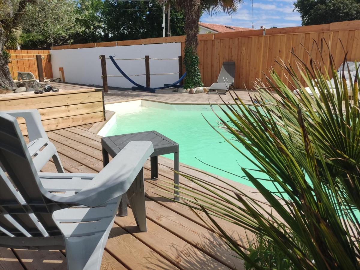 Cottage La Dune Avec Piscine Les Cigales Du Bassin A Gujan-Mestras Eksteriør bilde